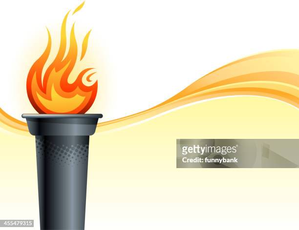 . torch backround - the olympic games stock illustrations