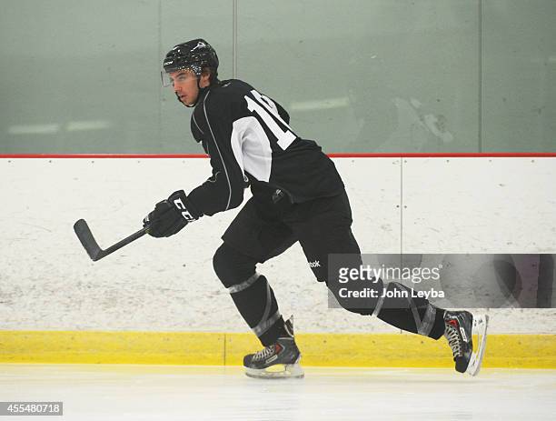 Feature on defenseman Duncan Siemens who was drafted No. 11 by the Avalanche in 2011 workouts during rookie camp September 15, 2014 at Family Sports