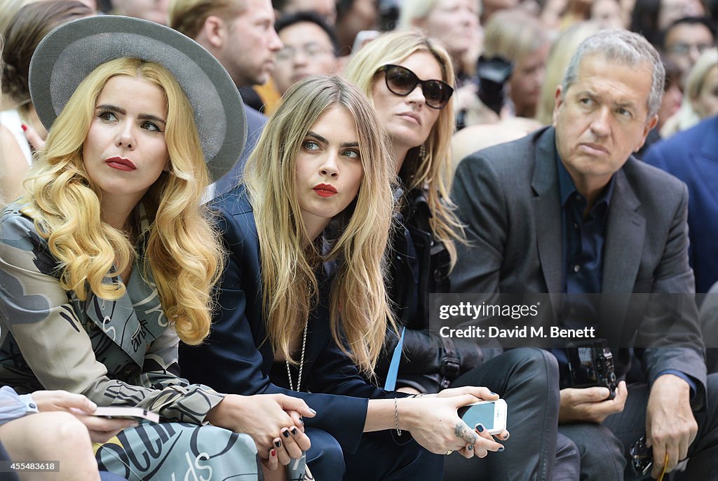 Burberry Womenswear SS15 - Front Row & Show