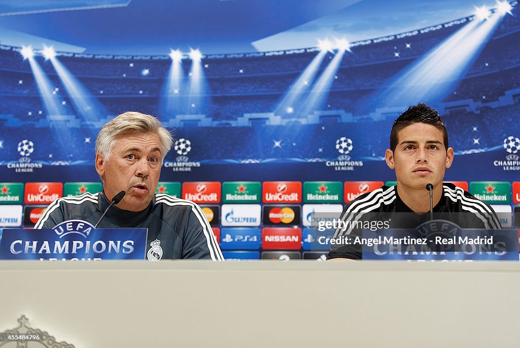 Real Madrid Training Session And Press Conference
