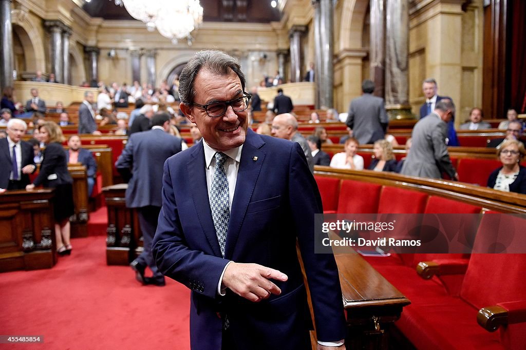 Artur Mas Outlines Catalan Independence Bid