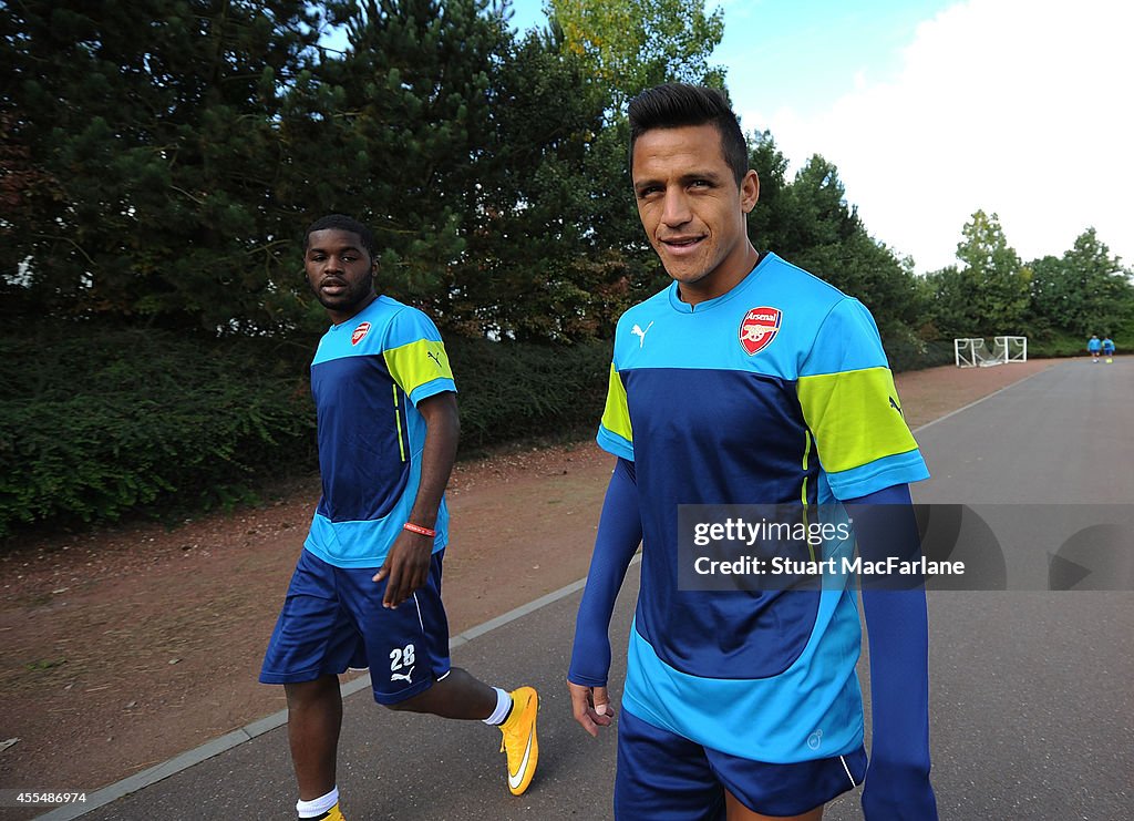 Arsenal Training Session