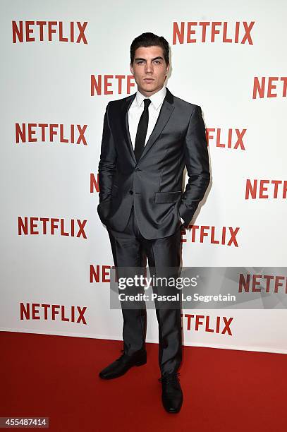 Zane Holtz attends the 'Netflix' Launch Party at Le Faust on September 15, 2014 in Paris, France.