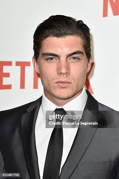 Zane Holtz attends the 'Netflix' Launch Party at Le Faust on September 15, 2014 in Paris, France.