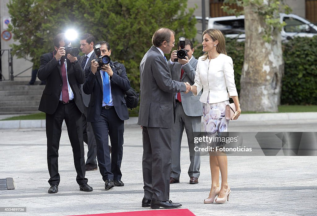 Queen Letizia of Spain Attends 'Luis Carandell' Journalism Awards