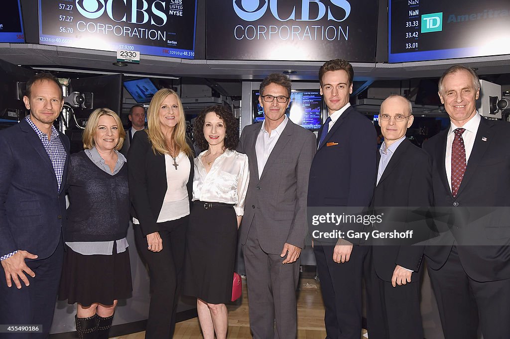 The Cast Of "Madame Secretary" Ring The New York Stock Exchange Closing Bell