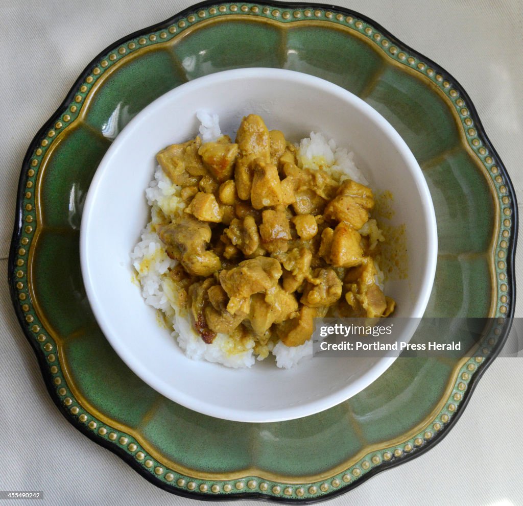 Phil Gaven prepares a honeyed curried chicken