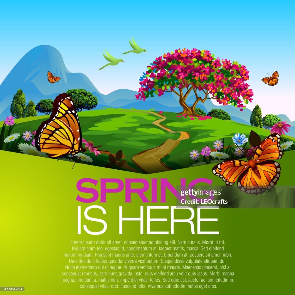 Beautiful Spring Background High-Res Vector Graphic - Getty Images