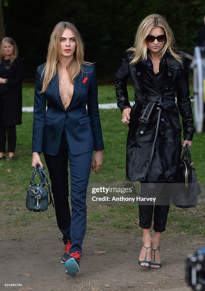 Burberry Prorsum: Arrivals - London Fashion Week SS15