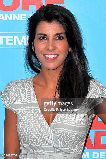 Reem Kherici attends the 'Elle l'adore' Paris Premiere at Cinema UGC Normandie on September 15, 2014 in Paris, France.