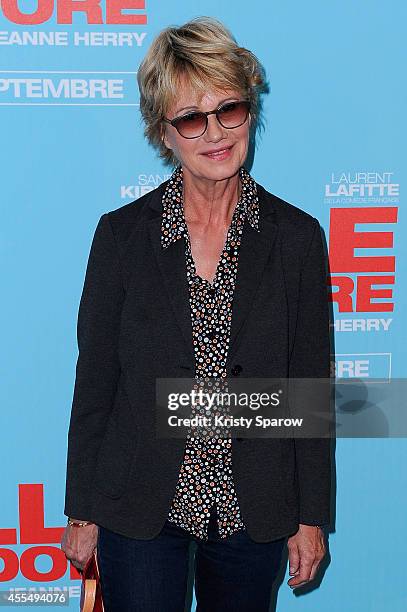 Miou Miou attends the 'Elle l'adore' Paris Premiere at Cinema UGC Normandie on September 15, 2014 in Paris, France.