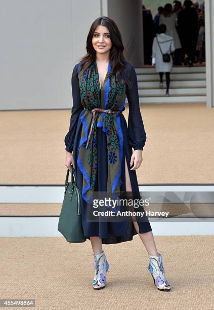 Anushka Sharma attends the Burberry Prorsum show during London Fashion Week Spring Summer 2015 on September 15, 2014 in London, England.
