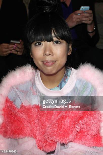 Susie Bubble attends the TOM FORD show during London Fashion Week Spring Summer 2015 on September 15, 2014 in London, England.