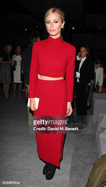 Laura Bailey attends the TOM FORD show during London Fashion Week Spring Summer 2015 on September 15, 2014 in London, England.