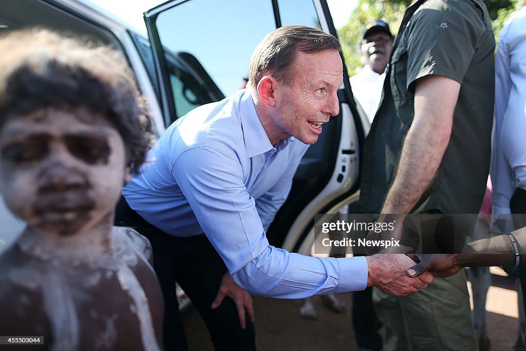 Tony Abbott Welcomed To Yirrkala Ahead Of Week-Long Stay In Arnhem Land