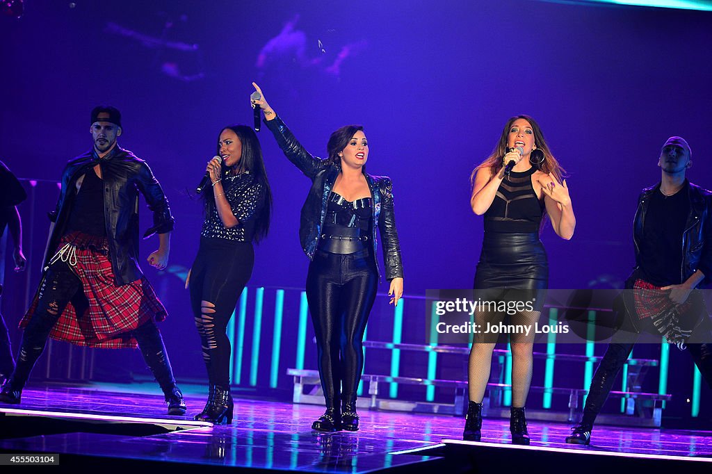 Demi Lovato Performs At American Airlines Arena