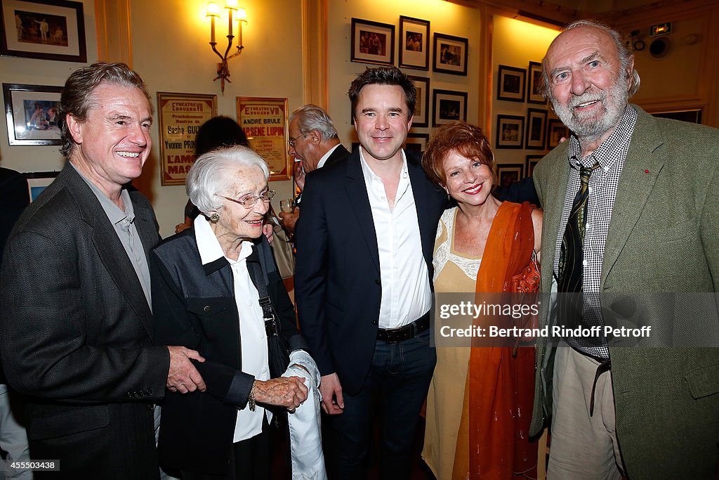 'Un Diner D'Adieu' : Premiere At Theatre Edouard VII In Paris