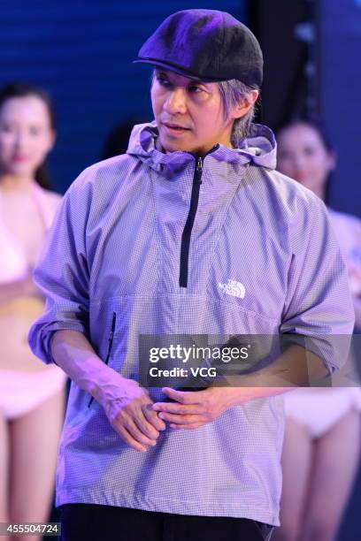 Actor/Director Stephen Chow attends heroine tryout of his new movie on September 15, 2014 in Shenzhen, Guangdong province of China.