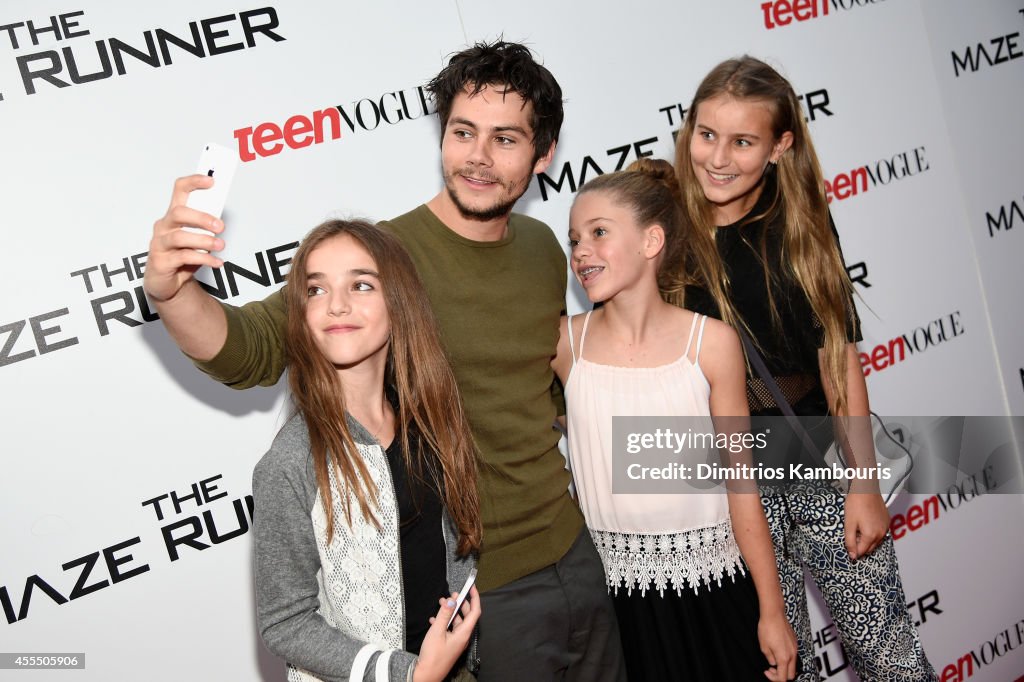 Twentieth Century Fox And Teen Vogue Host A screening Of "The Maze Runner"