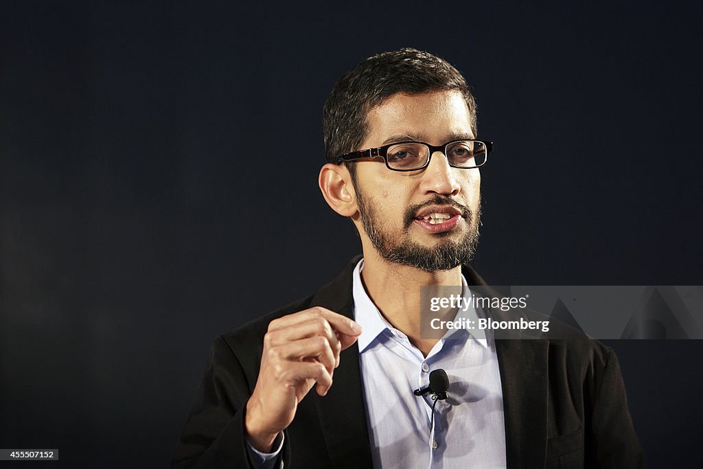 Google Inc.'s Senior Vice President Of Android, Chrome And Apps Sundar Pichai Launches The Android One Platform