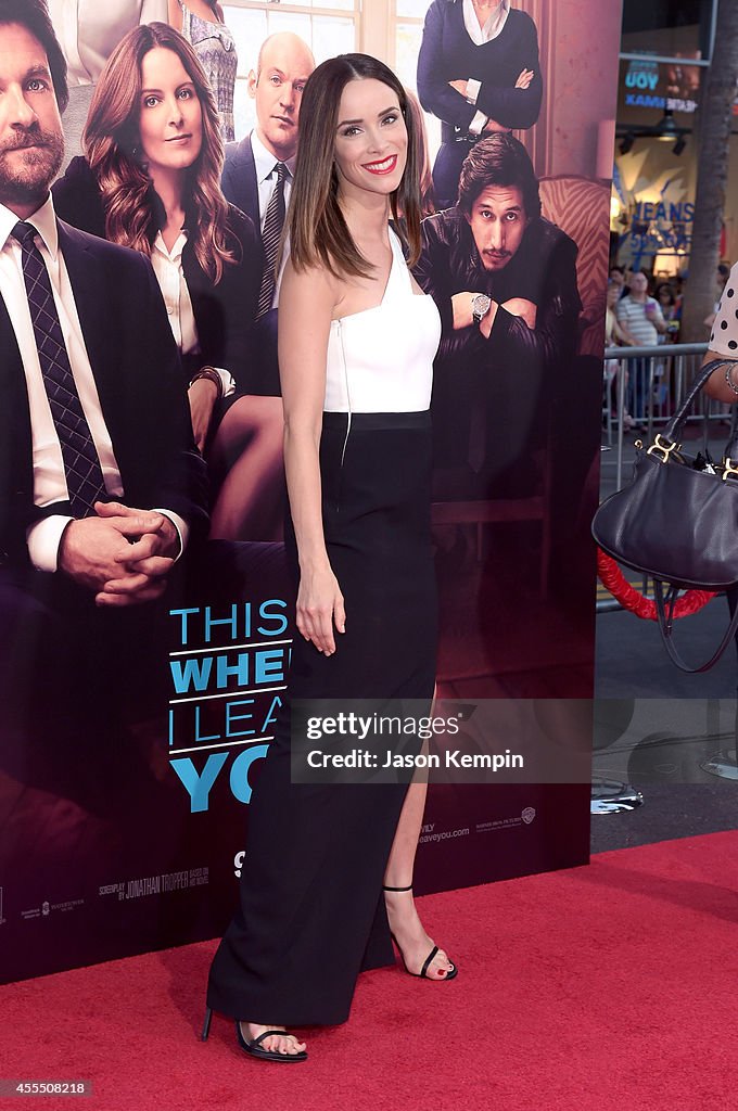 Premiere Of Warner Bros. Pictures' "This Is Where I Leave You" - Arrivals