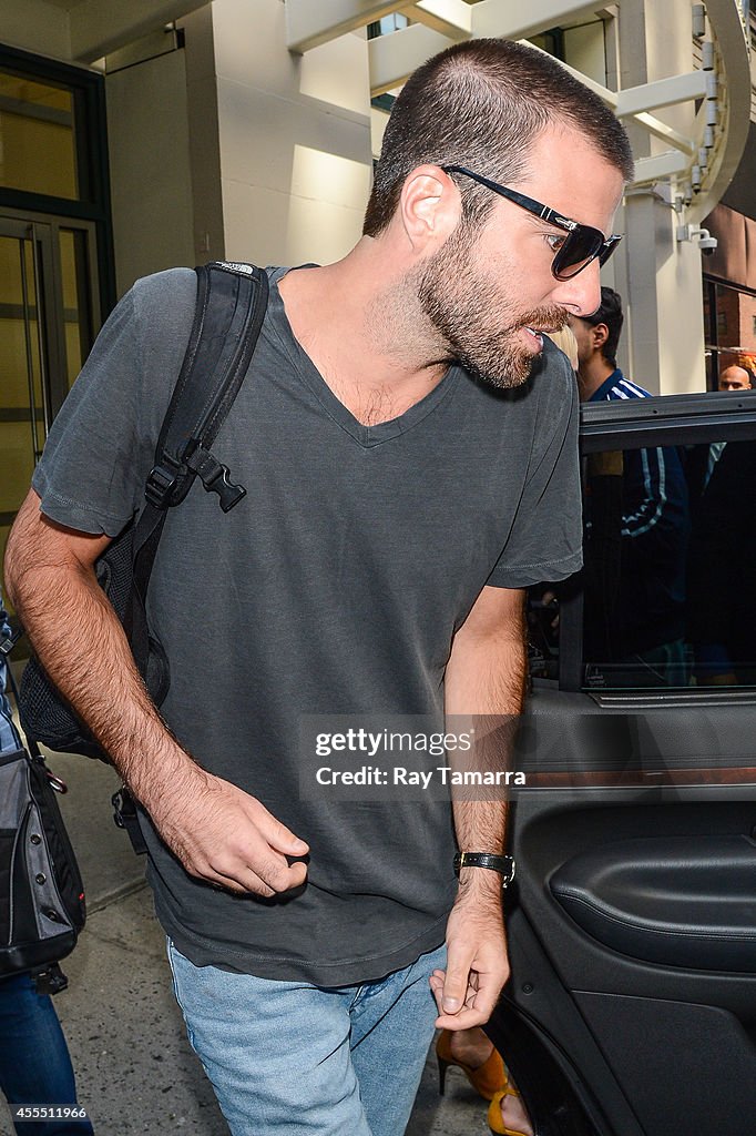 Celebrity Sightings In New York City - September 15, 2014