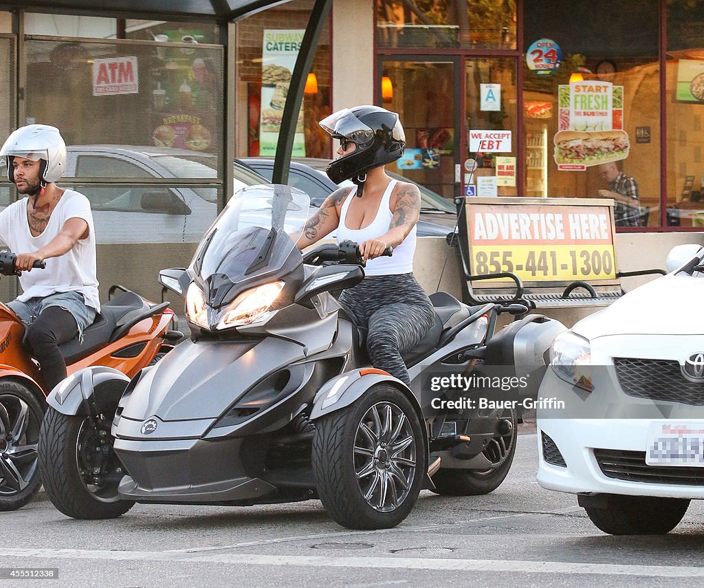 Celebrity Sightings In Los Angeles - September 15, 2014