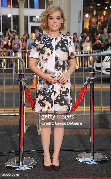 Actress Jane Levy arrives at the Los Angeles premiere of "This Is Where I Leave You" at TCL Chinese Theatre on September 15, 2014 in Hollywood,...