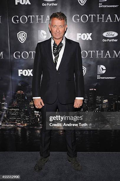 Actor Sean Pertwee attends the "Gotham" Series Premiere at The New York Public Library on September 15, 2014 in New York City.
