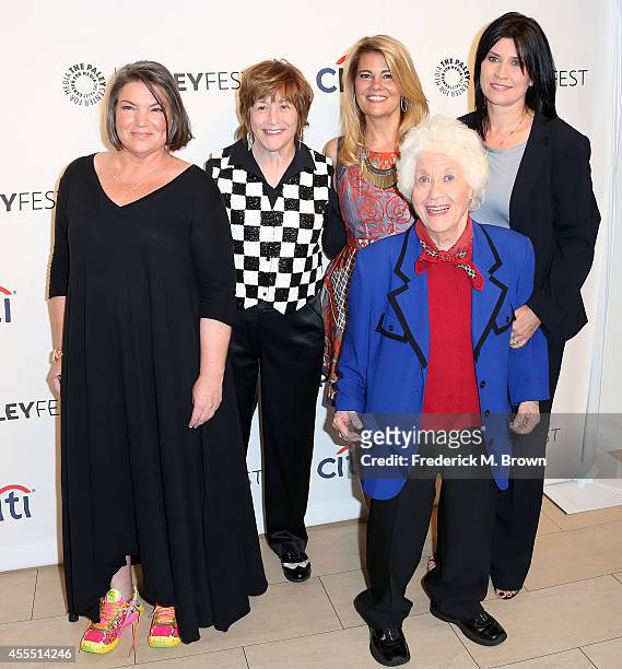 Actress Mindy Cohn, Geri Jewell, Lisa Whelchel, Charlotte Rae and Nancy McKeon attend The Paley Center for Media's PaleyFest 2014 Fall TV Preview -...