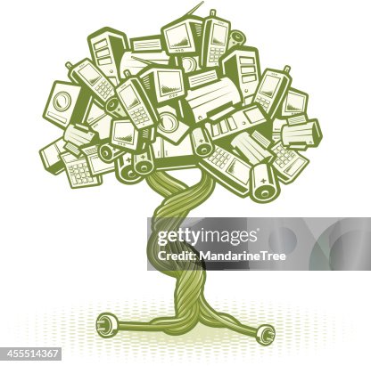 WEEE tree concept WEEE tree concept