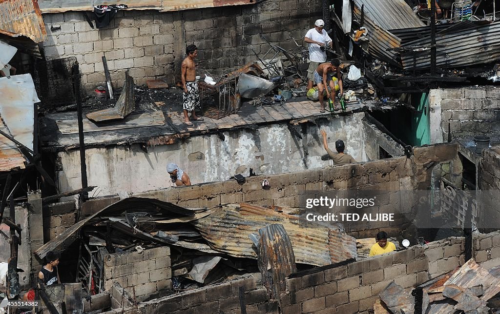 PHILIPPINES-ACCIDENT-FIRE