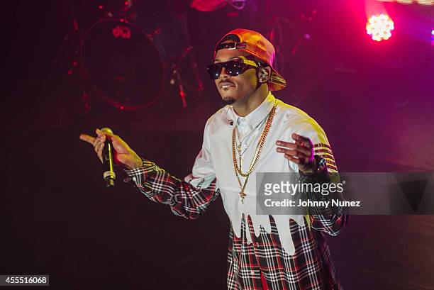 August Alsina performs at Irving Plaza on September 15, 2014 in New York City.