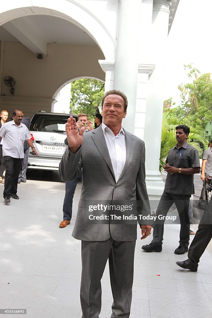 Arnold Schwarzenegger in India