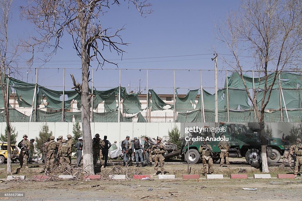 Large blast hits Afghanistan capital near U.S. Embassy