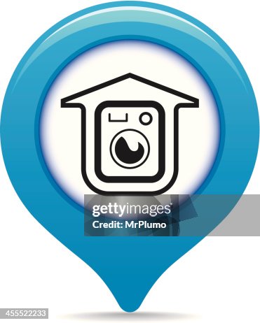 Laundromat map pointer Laundromat map pointer