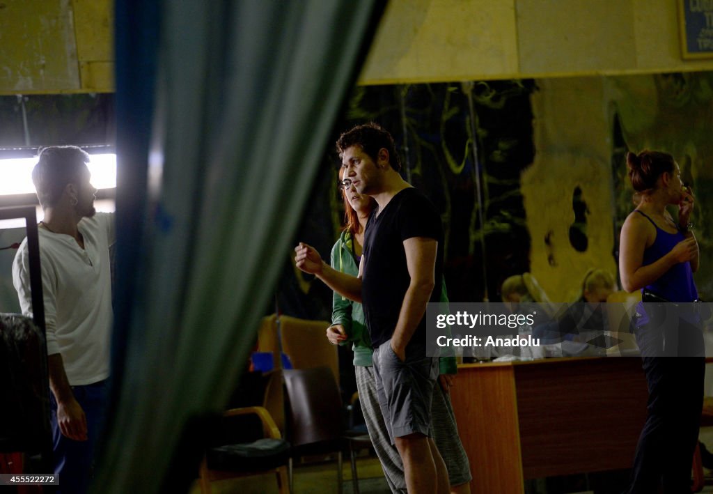 Backstage of 'Once in Odessa' musical in Russia