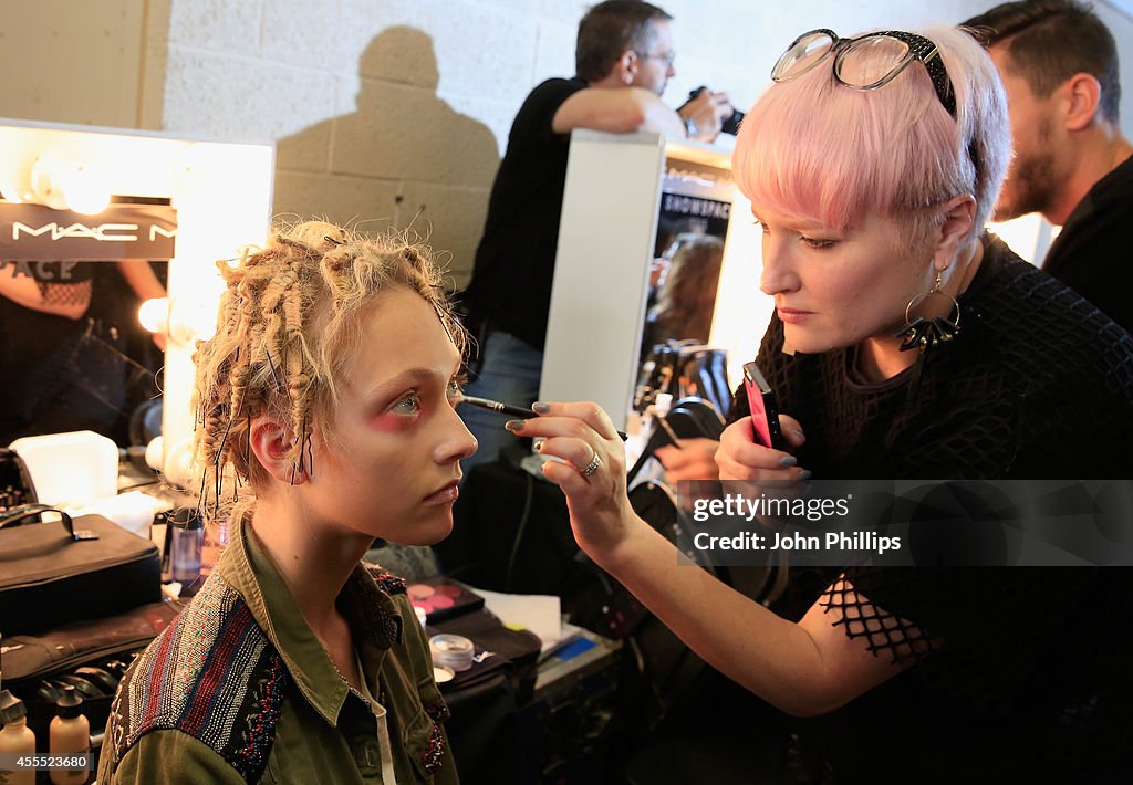 Marques'Almeida: Backstage - London Fashion Week SS15