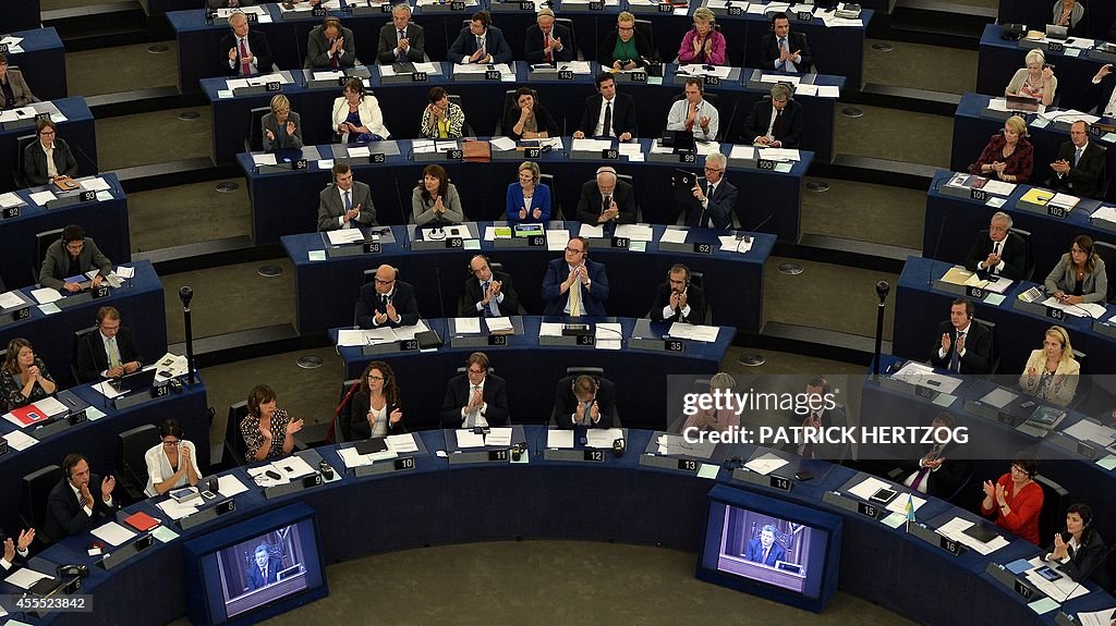 FRANCE-UKRAINE-RUSSIA-CRISIS-EU-PARLIAMENT-STRASBOURG