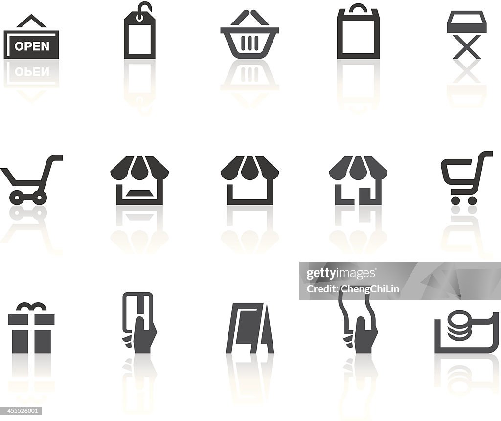 Store Icons | Simple Black Series