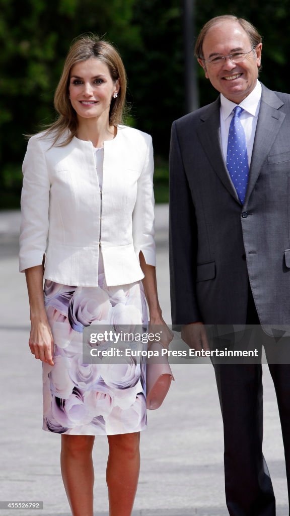 Queen Letizia of Spain Attends X Luis Carandell Journalism Awards