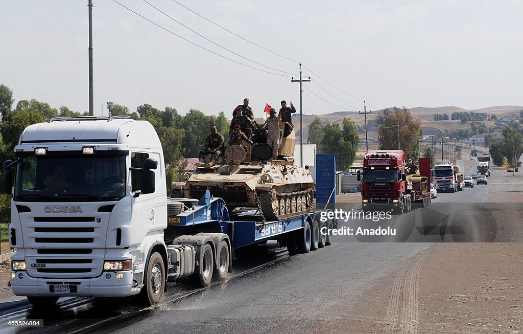 Kurdish Peshmerga start a push to retake Mosul from ISIL