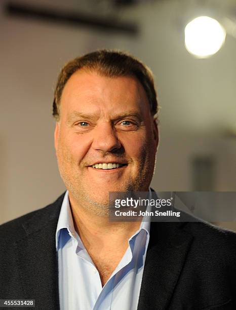 Bryn Terfel poses during a photocall for "Sweeney Todd: The Demon Barber of Fleet Street" at London Coliseum on September 16, 2014 in London, England.