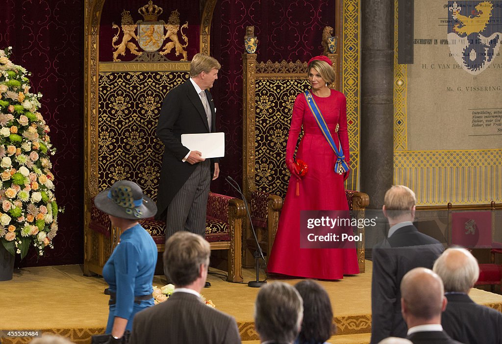 King Willem-Alexander Addresses His Government On Budget Day