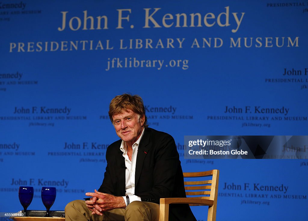 Robert Redford Discusses Career At JFK Library In Boston