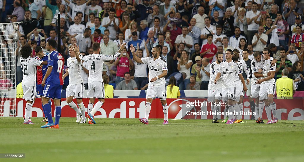 Real Madrid CF v FC Basel 1893 - UEFA Champions League