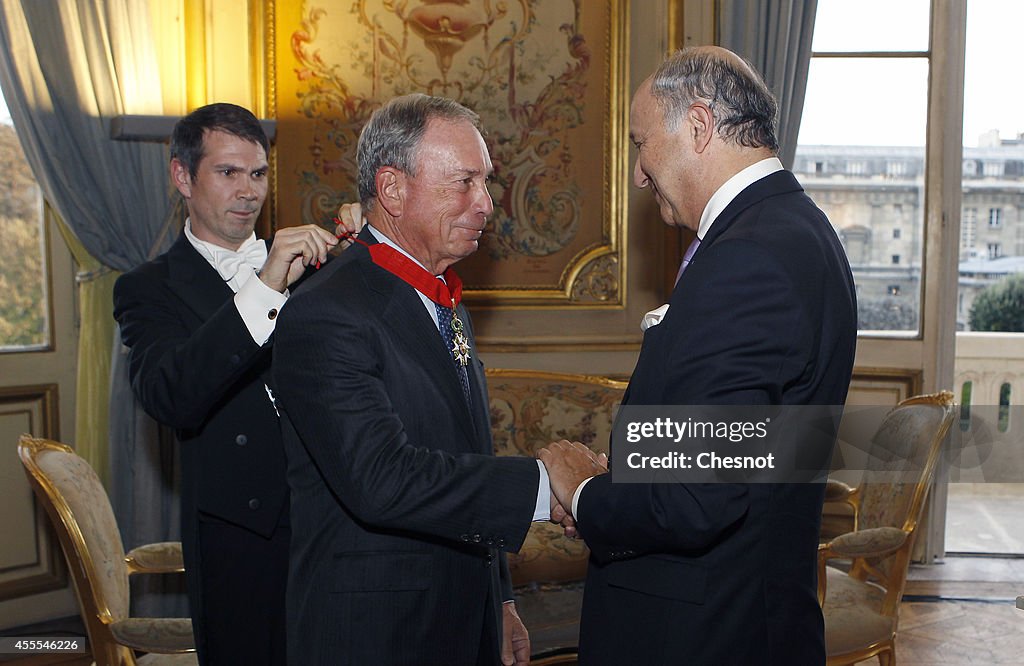 Michael Bloomberg Decorated In  Paris