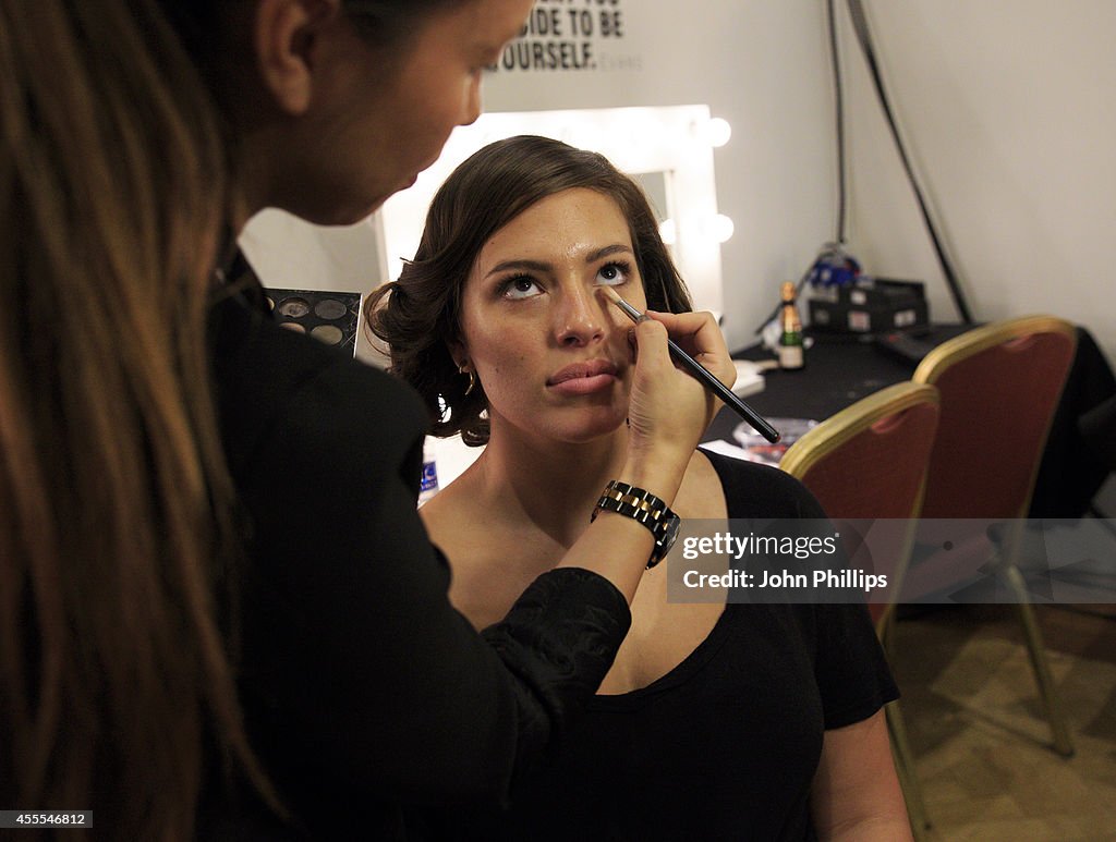 The Design Collective For Evans: Backstage - London Fashion Week SS15