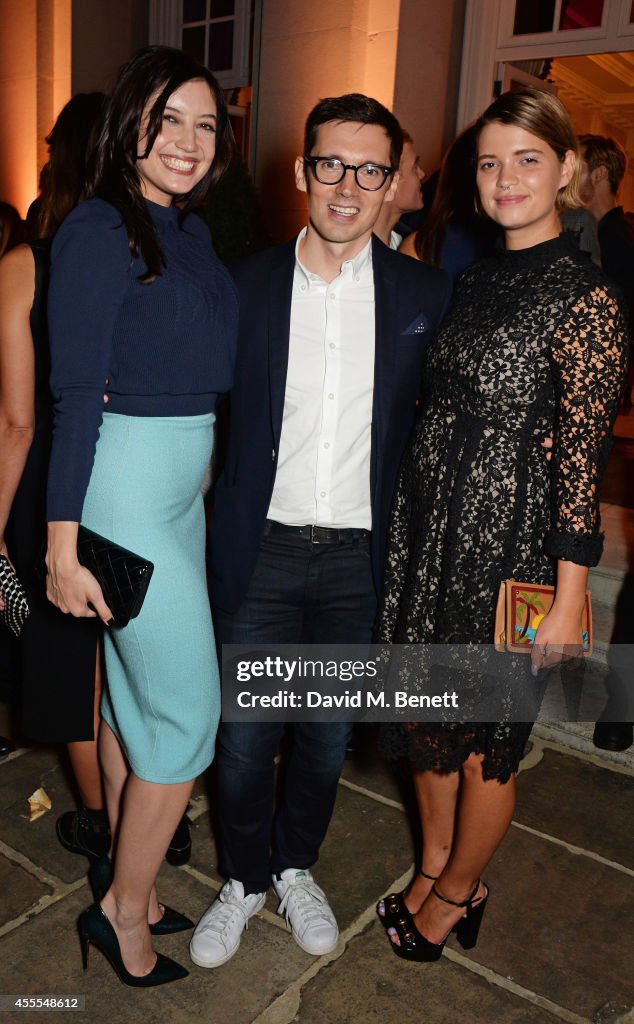 Ambassador Barzun, Mrs Brooke Barzun and Alexandra Shulman Host London Fashion Week Party At Winfield House