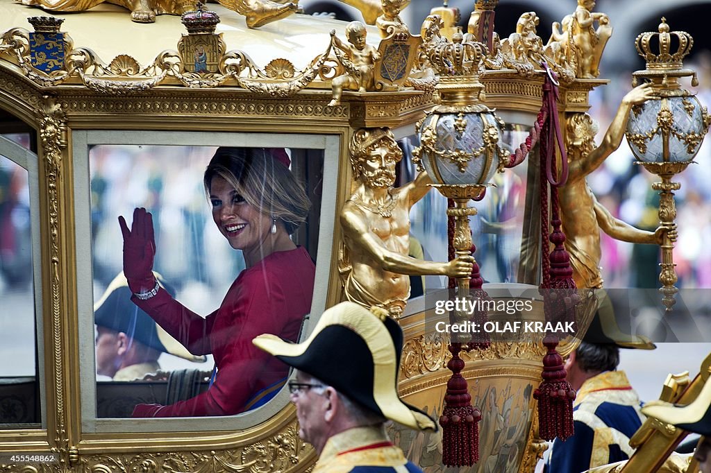 NETHERLANDS-PARLIAMENT-ROYALS